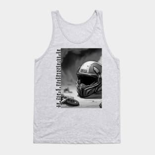 Helmet is not Just A Helmet For Riders Resembles The Cave Where Saints Take Refuge 8 Tank Top